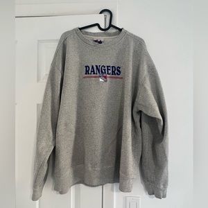 New York Rangers Vintage Majestic Crewneck - Size Large
